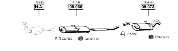 ASMET PE080360 Exhaust System